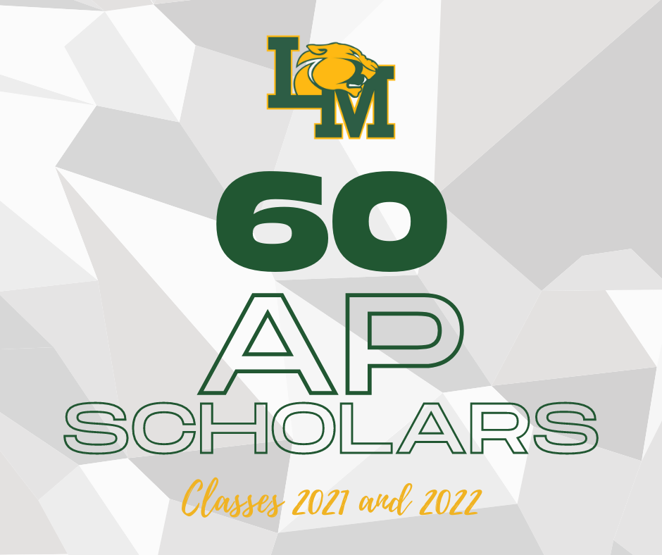 Text - 60 AP Scholars from classes 2021 and 2022